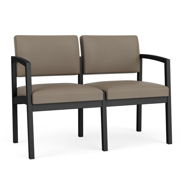 Lesro Lenox 2 Seat Tandem Seating W/ No Center Arm, 43.5 in W 24.5 in L 32 in H LS2101 - main